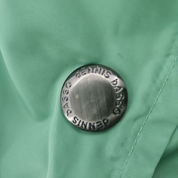 Dennis By Dennis Brasso Soft Green Satin Look Spring/Rain Lined Coat, Size Med. - Picture 5 of 8